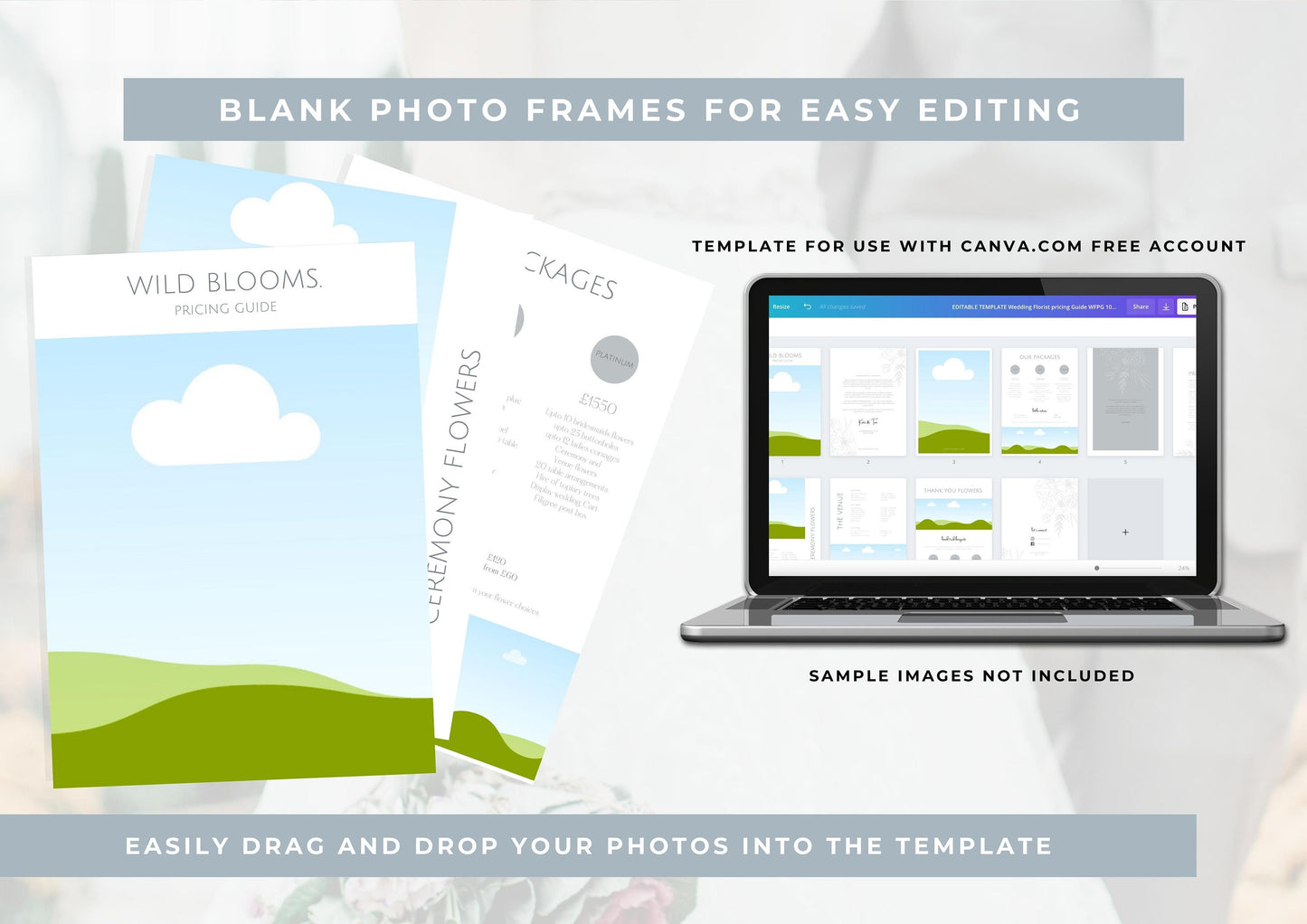 Wedding Florist Pricing Guide - Welcome guide - Template for Florists - Florist Templates - Guide - Florist Brochure - Lotus