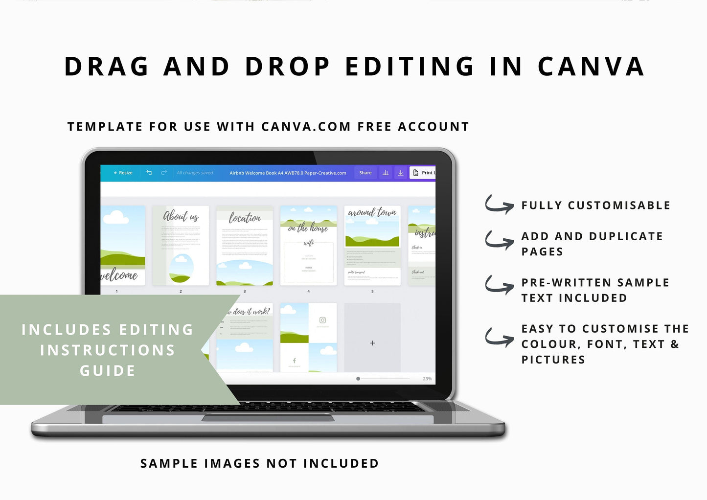 Host Bundle | Welcome Book | Checklist | Feedback Form | Welcome Guide | VRBO | Guest Book Template |AirBnb | Vacation Rental | Bramble