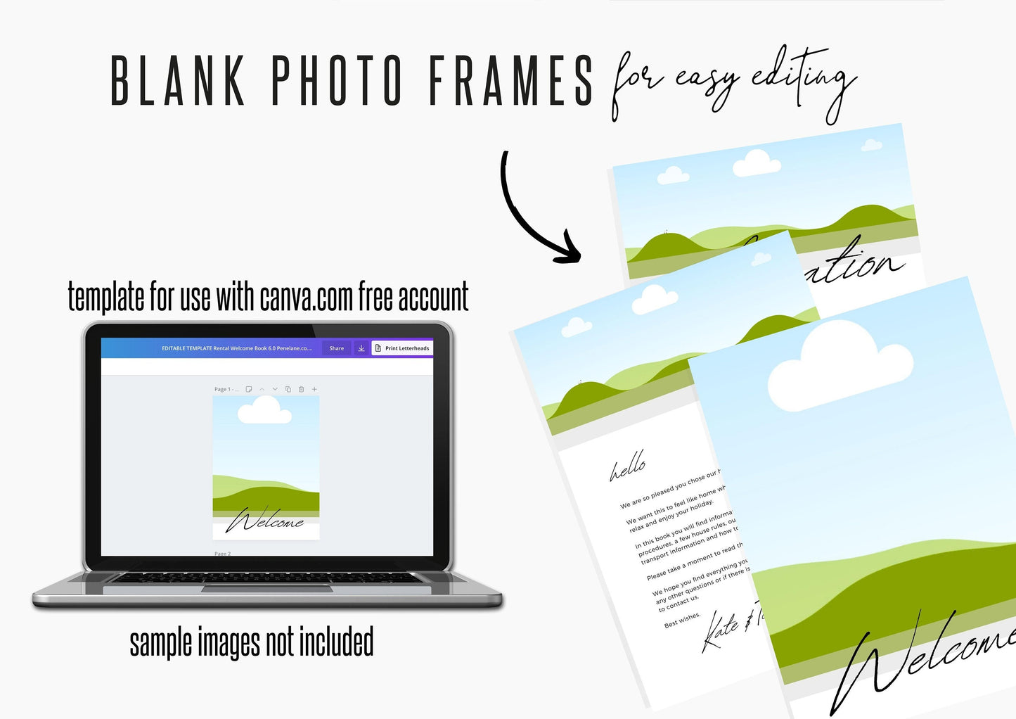 Airbnb Welcome Book | AirBnb | VRBO | Welcome Book | Airbnb Printable | Home Rental Guidebook | Vacation Guide | Airbnb Host | Willow