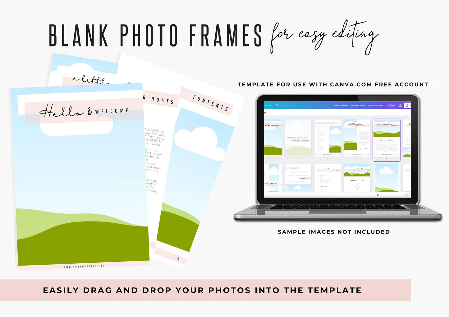 AirBnb Welcome Book Template | AirBnb | VRBO | HomeAway | Editable Home Rental Book | Home Rentals | Nova