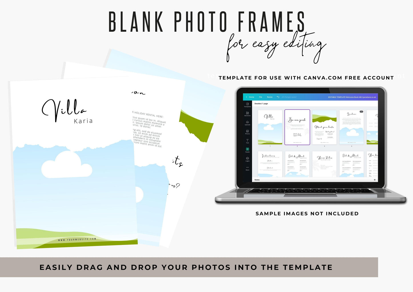 Welcome Book Template | Canva Template | AirBnb | Host Guide | Welcome Book | Home Rental Guidebook | Vacation Guide | Island Dreams