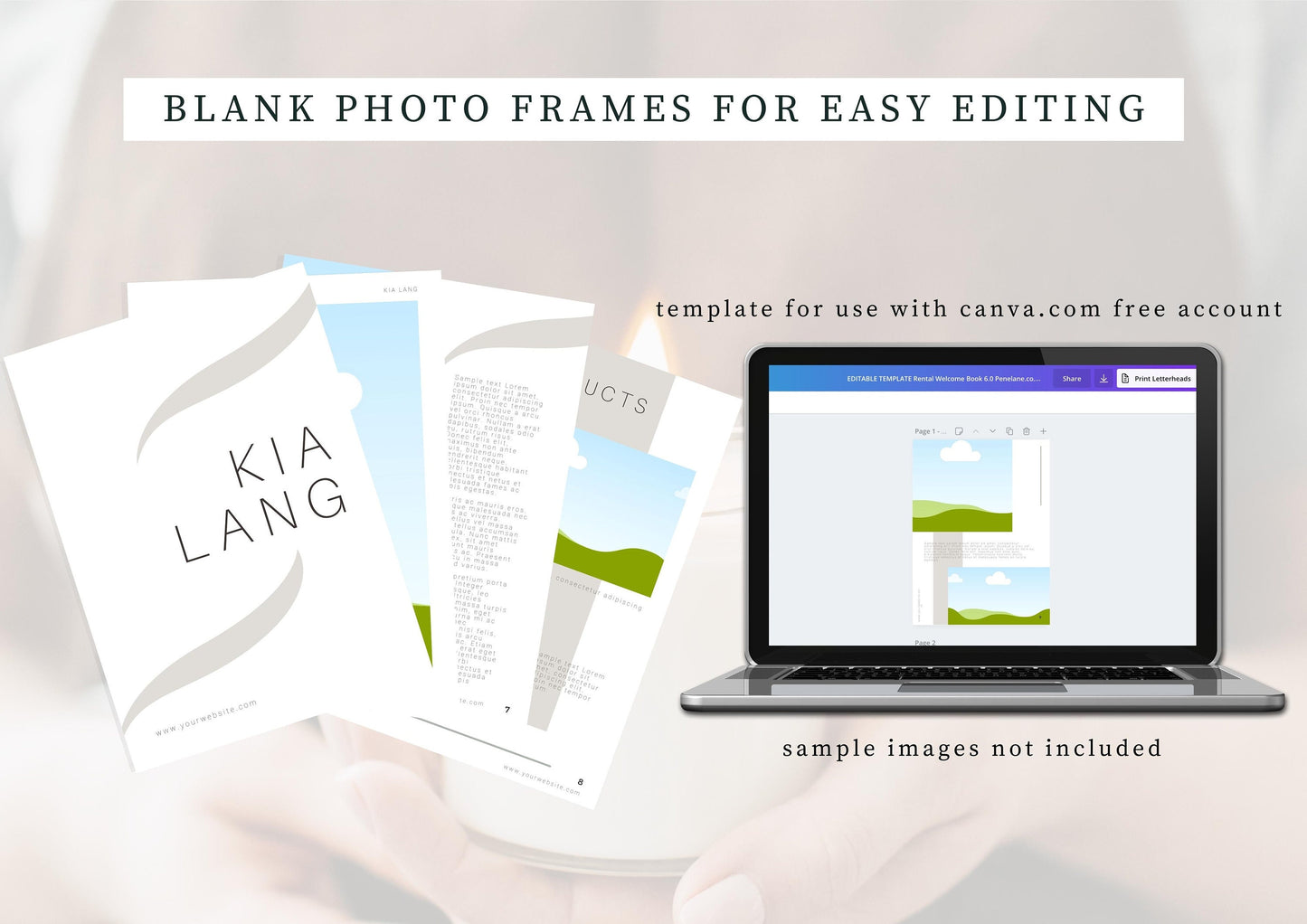 eBook Template|Portfolio Template|Brochure Template|Business Template|Magazine Template|A Sleek and Simple Ebook Template| Candles