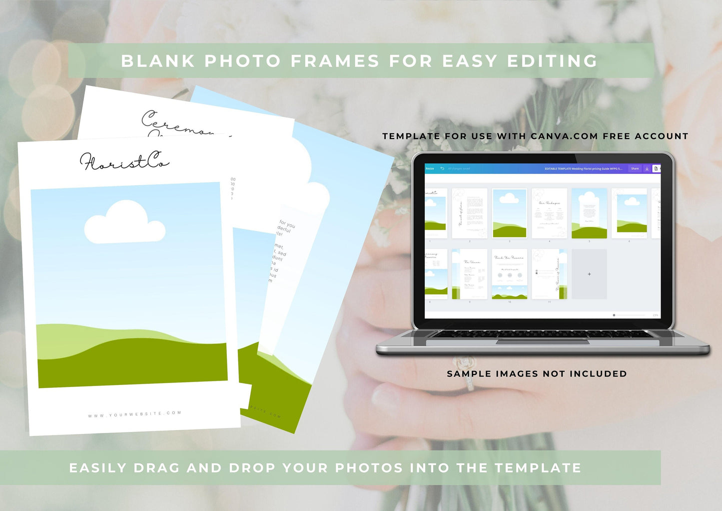 Wedding Florist Pricing Guide - Welcome guide - Template for Florists - Florist Templates - Guide - Florist Brochure - Petal