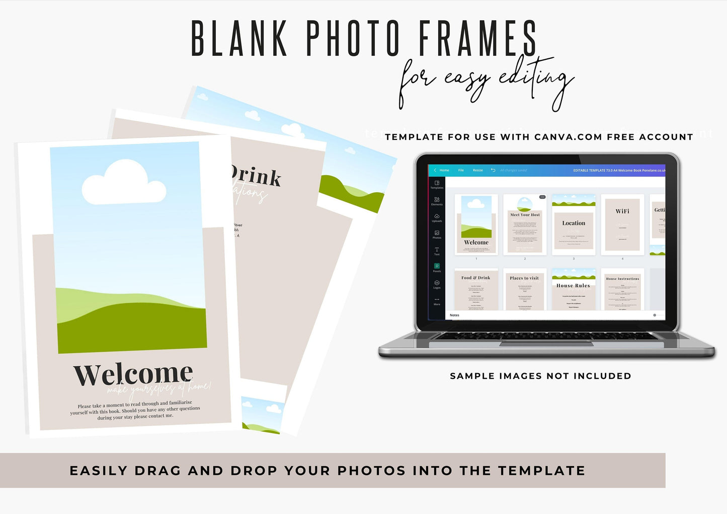 Welcome Book Template | Canva Template | AirBnb | Host Guide | Welcome Book | Home Rental Guidebook | Vacation Guide | Cashmere