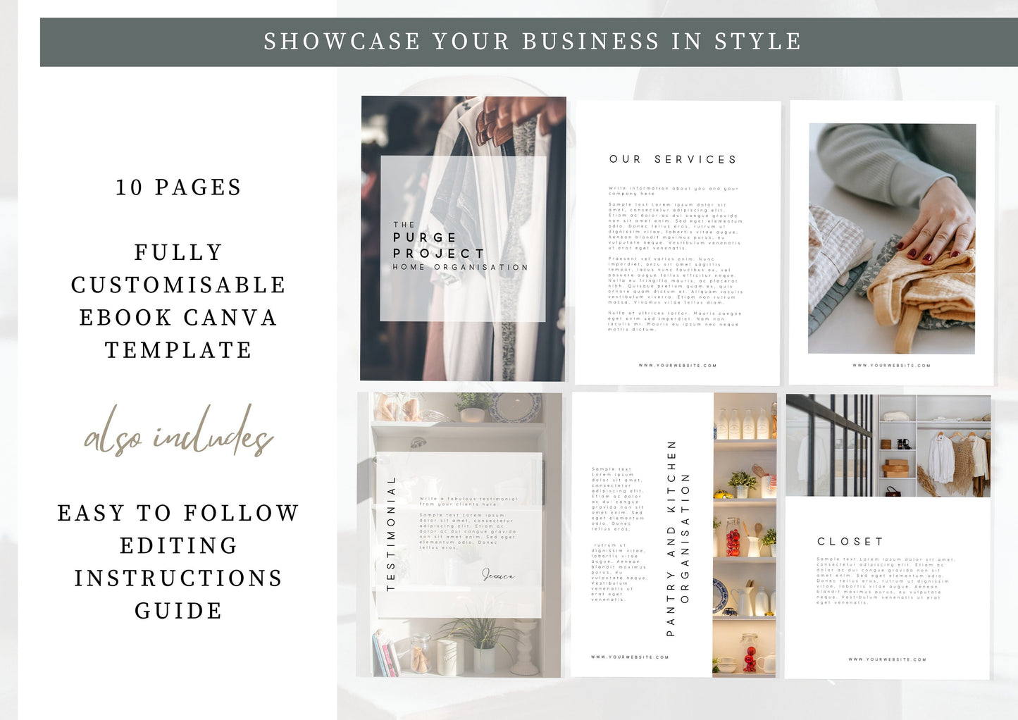 Services Pricing Guide|eBook Template|Portfolio Template|Brochure Template|Business Template|Magazine Template | Sleek and Modern Design
