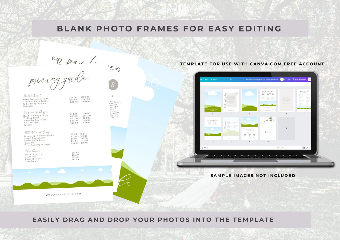 Wedding Florist Pricing Guide Template – Tailor pricing effortlessly with this editable template for your thriving floral business
