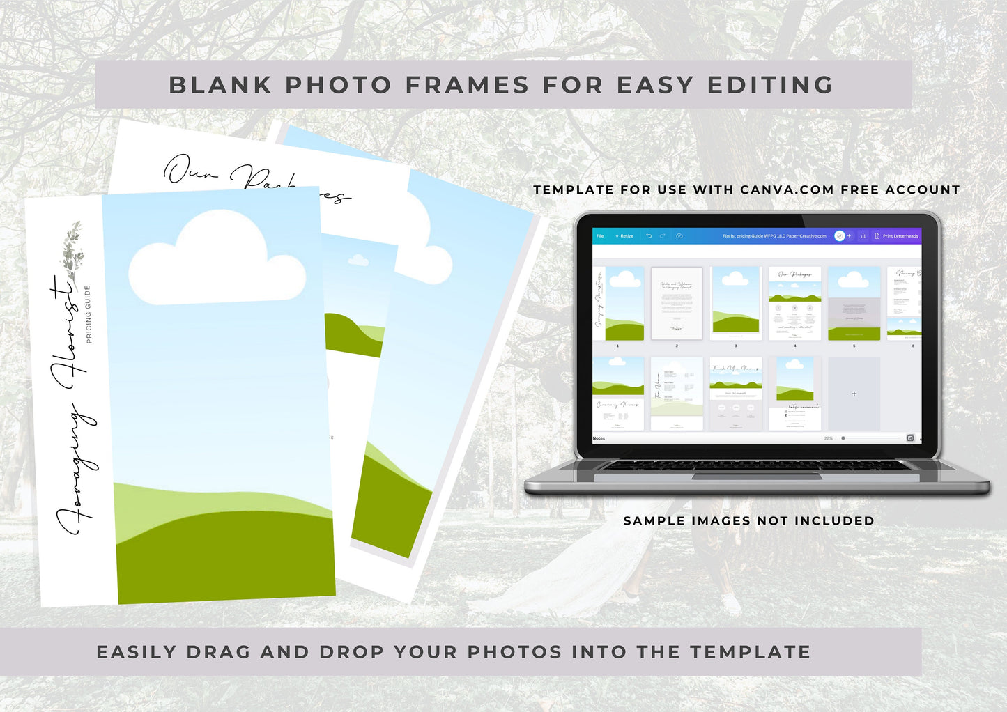 Wedding Florist Pricing Guide - Welcome guide - Template for Florists - Florist Templates - Guide - Florist Brochure - Peony