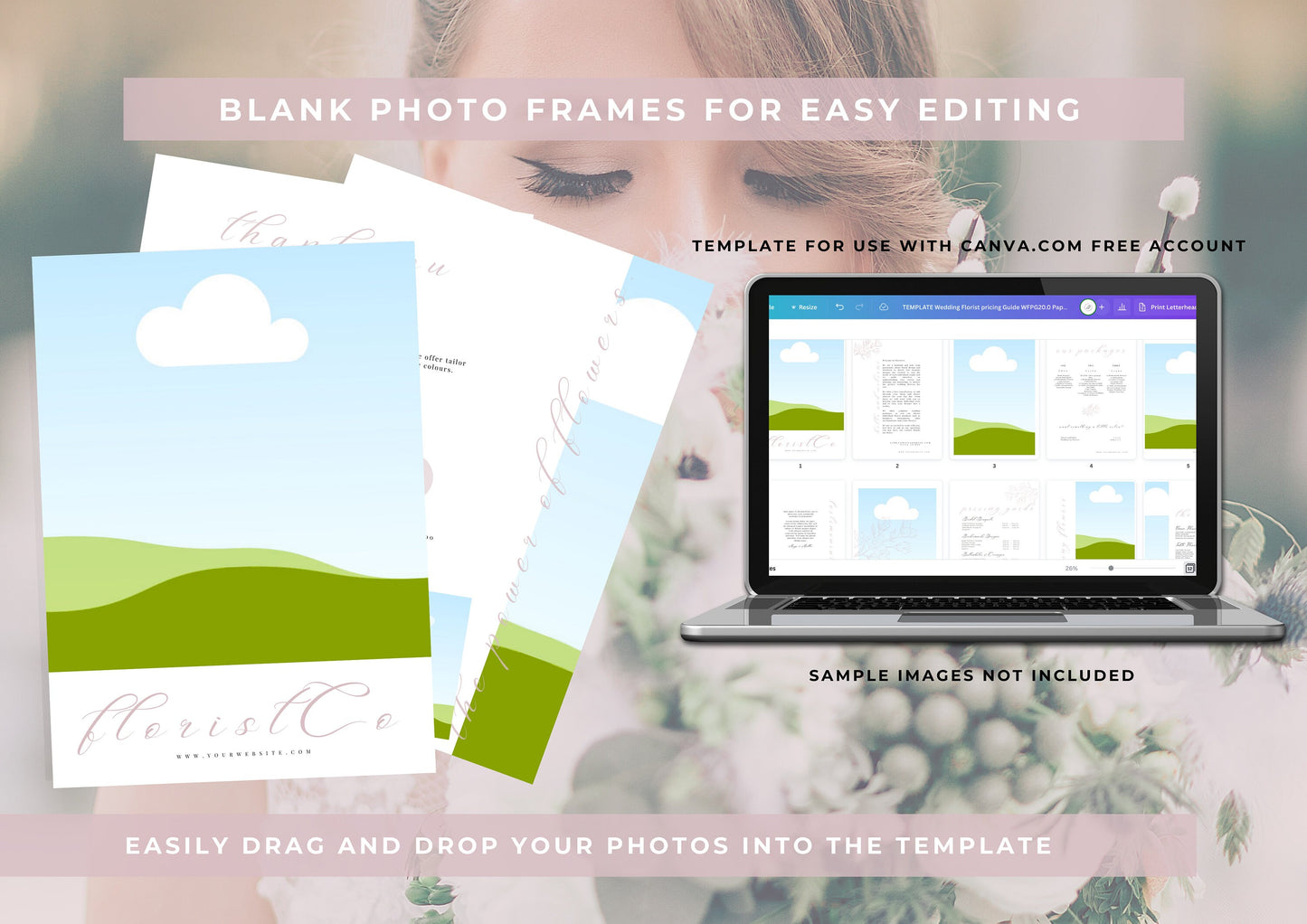 Wedding Florist Pricing Guide - Welcome guide - Template for Florists - Florist Templates - Guide - Florist Brochure - Blossom