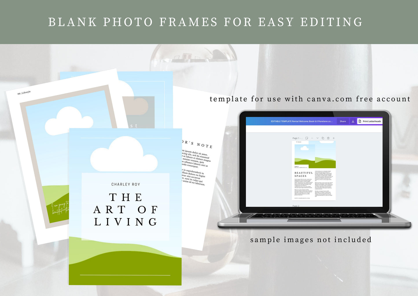 eBook Template editable to suit any business, instant download | The art of Living