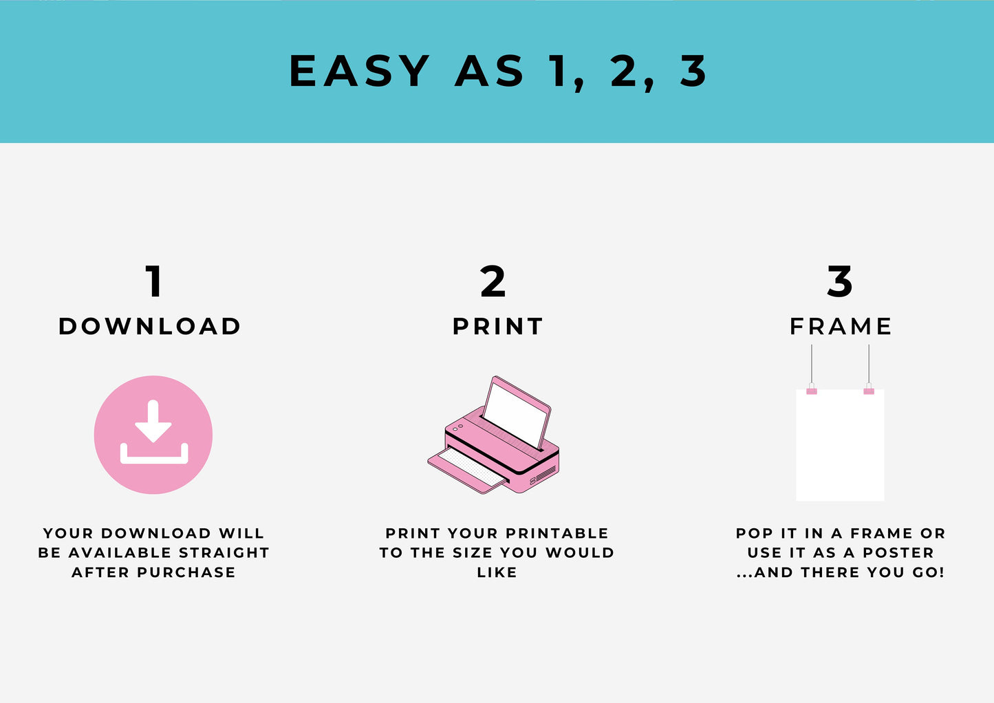 Little Girl Cave, Kids Decor, Printable poster, print from home, instant download