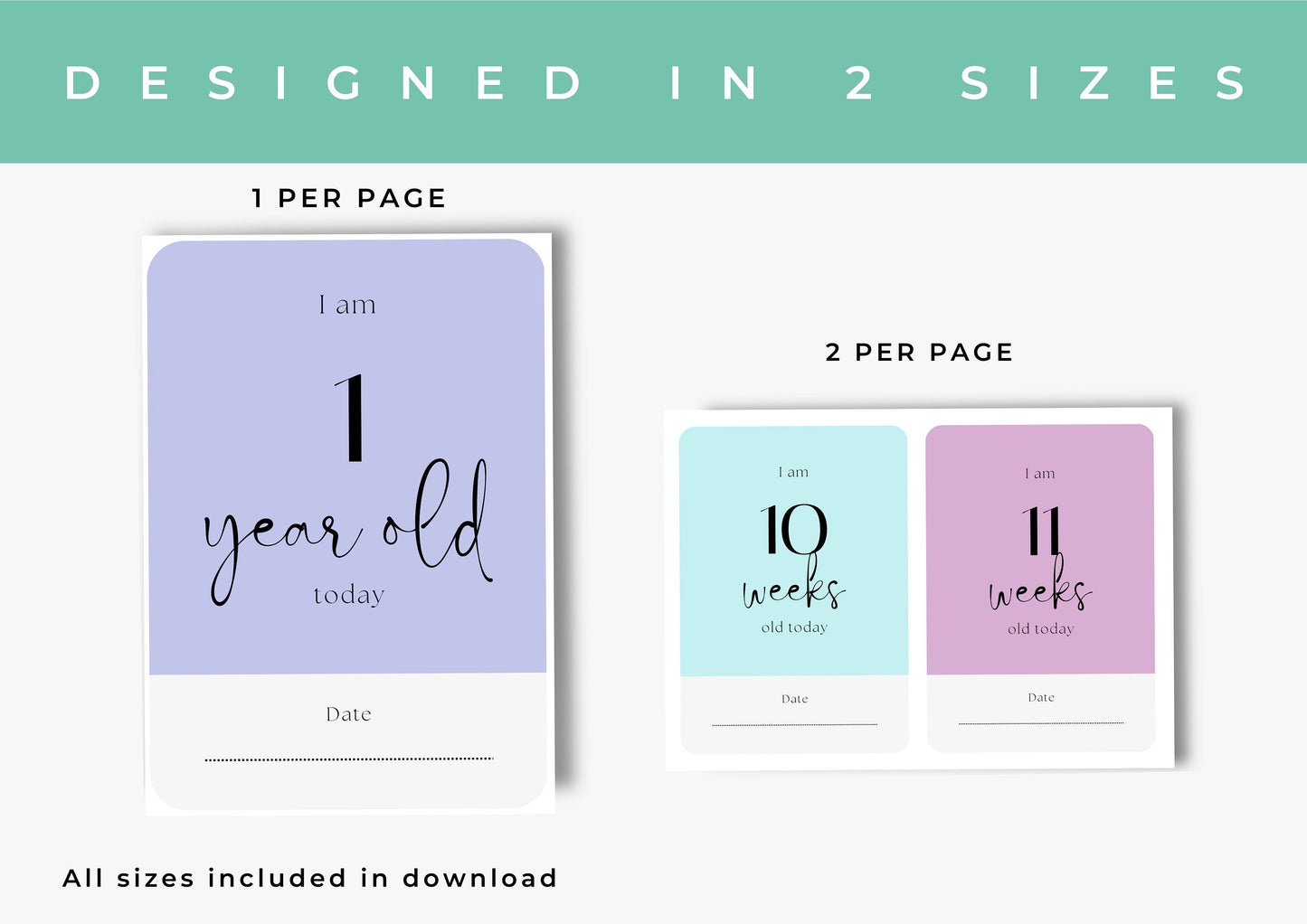 Puppy Milestone Cards | Printable | Print at Home | Mark your precious puppy Moments | Instant Download | Cotton Candy