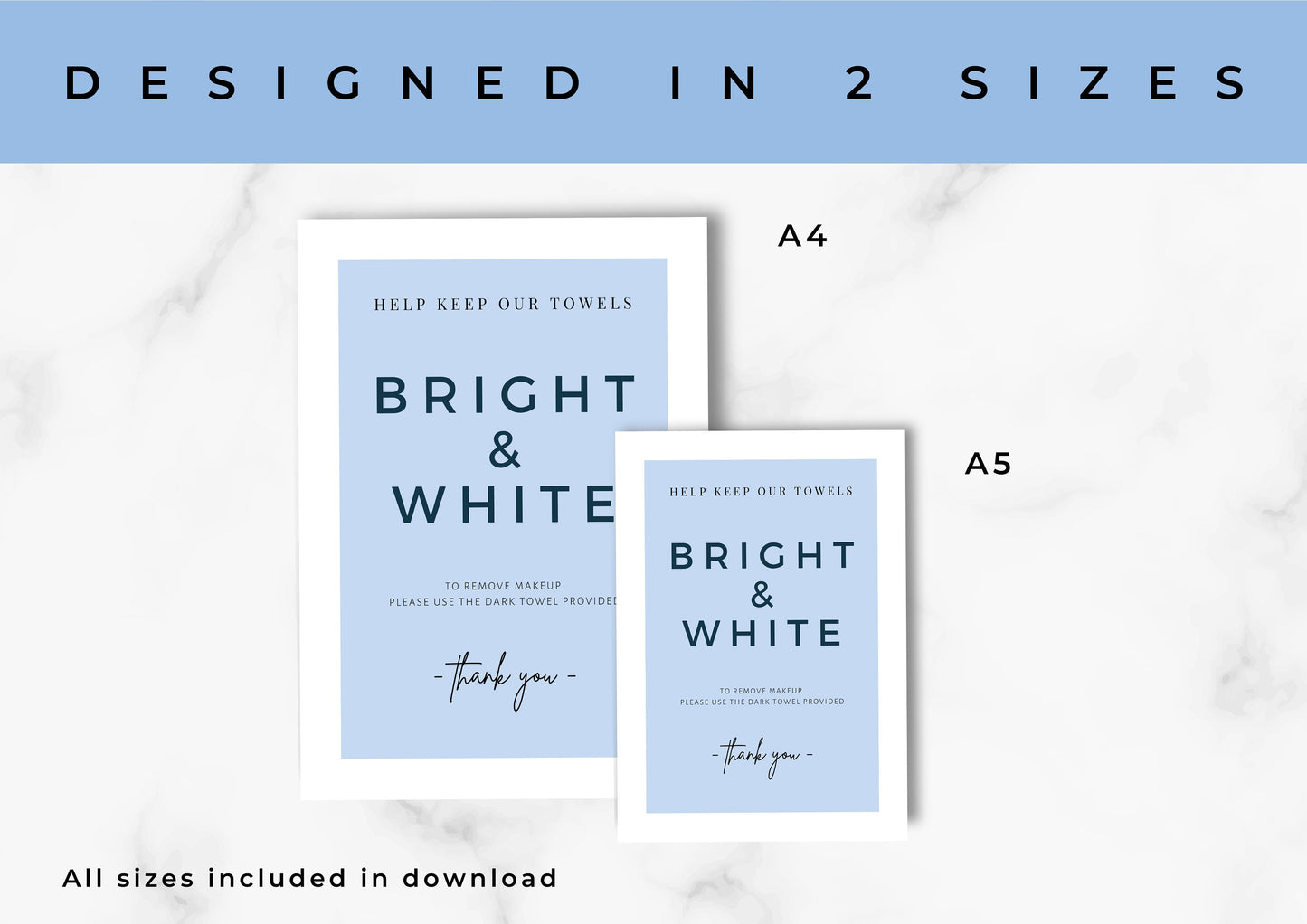 Airbnb House Signs! Stylish Editable Templates for your Airbnb, Key information signs and posters | Grecian Blue