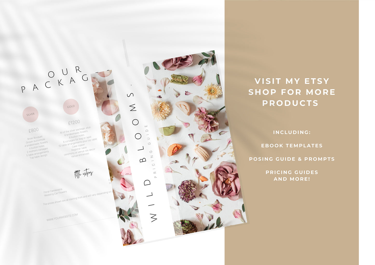 Wedding Florist Pricing Guide - Welcome guide - Template for Florists - Florist Templates - Guide - Florist Brochure - Blossom