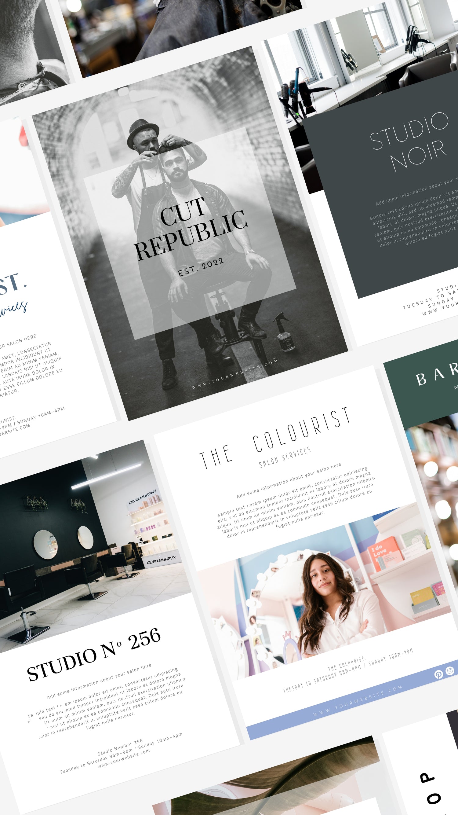 Hair Salon & Barber Templates