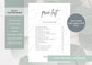 Nail Salon Services Pricing Menu | Pricing Guide | Nail Salon Template | Brochure Template | Business Template | Frosted Coconut