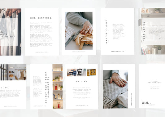 Services Pricing Guide|eBook Template|Portfolio Template|Brochure Template|Business Template|Magazine Template | Sleek and Modern Design