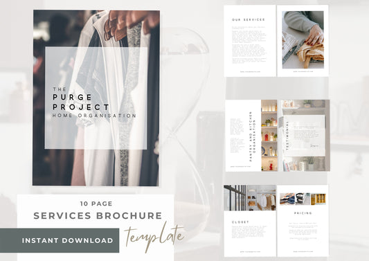 Services Pricing Guide|eBook Template|Portfolio Template|Brochure Template|Business Template|Magazine Template | Sleek and Modern Design