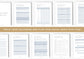 Social Media Planner , printable, Content Planner, Instagram, YouTube, TikTok, Facebook, Side Hustle, Marketing, Frosted Ice, A4, 4.0