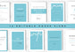 Airbnb House Signs! Stylish Editable Templates for your Airbnb, Key information signs and posters Blue Oasis