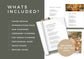 Wedding Florist Pricing Guide, Florist Template Customisable for your business - Magnolia Fern