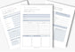 Social Media Planner, A4, Frosted Ice