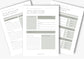 Social Media Planner, A4, Mink Grey